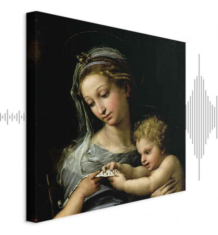 Schilderij - Rafael Santi – The Virgin of the Rose