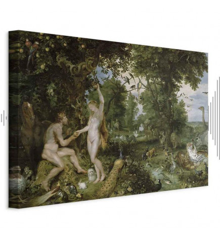 Leinwandbild - Peter Paul Rubens – The Garden of Eden with the Fall of Man