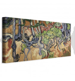 Schilderij - Vincent Van Gogh – Tree roots
