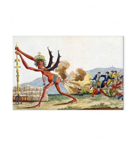 Canvas Print - Jacques-Louis David – Caricature of the English Government