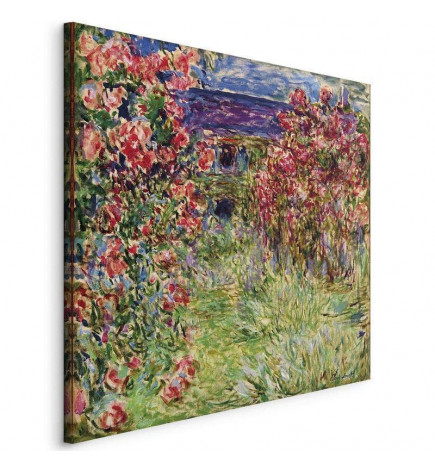 Canvas Print - Claude Monet – La maison dans les roses