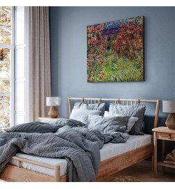 Canvas Print - Claude Monet – La maison dans les roses
