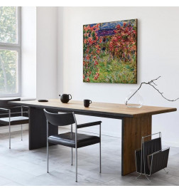 Canvas Print - Claude Monet – La maison dans les roses