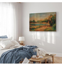 Leinwandbild - Pierre-Auguste Renoir – Paysage à Guernesey