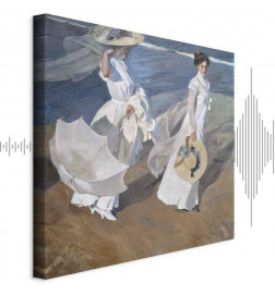 Tablou - Joaquín Sorolla y Bastida – Strolling along the Seashore