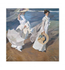 Paveikslas - Joaquín Sorolla y Bastida – Strolling along the Seashore
