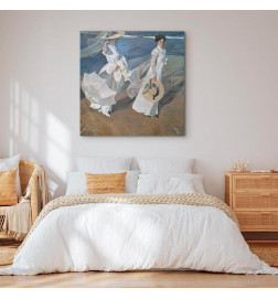 Tablou - Joaquín Sorolla y Bastida – Strolling along the Seashore