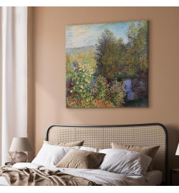 Glezna - Claude Monet – Coin de jardin à Montgeron