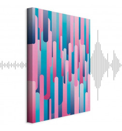 Canvas Print - Colourful Pistons (1 Part) Vertical