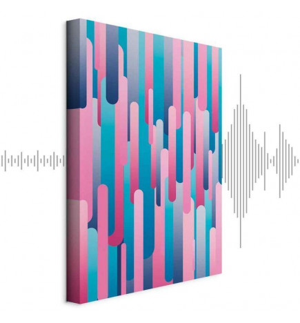 Canvas Print - Colourful Pistons (1 Part) Vertical