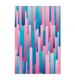 Canvas Print - Colourful Pistons (1 Part) Vertical