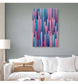 Canvas Print - Colourful Pistons (1 Part) Vertical