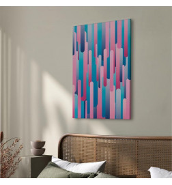 Schilderij - Colourful Pistons (1 Part) Vertical