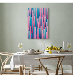 Canvas Print - Colourful Pistons (1 Part) Vertical