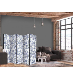 Paravan - Rome and Botany - Blue Pattern with a Greek and Plant Motif