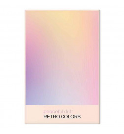 Canvas Print - Peaceful Drift - Delicate Pastel Shades Creating a Harmonious Whole