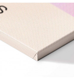 Schilderij - Peaceful Drift - Delicate Pastel Shades Creating a Harmonious Whole