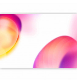 Mural de parede - Abstraction - Shapes - Juicy Yellow and Violet-Pink