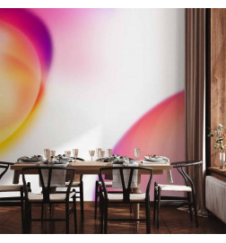 Papier peint - Abstraction - Shapes - Juicy Yellow and Violet-Pink