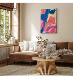 Paveikslas - Energetic Shapes - Dynamic Oil Paint Composition on Canvas