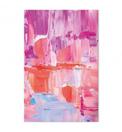 Slika - Colorful Contrasts - Energetic Color Transitions in Shades of Pink