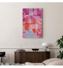 Tablou - Colorful Contrasts - Energetic Color Transitions in Shades of Pink