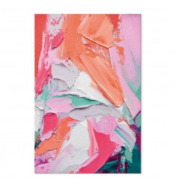 Schilderij - Energetic Colors - Abstract Composition with Intense Colors