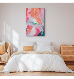 Schilderij - Energetic Colors - Abstract Composition with Intense Colors