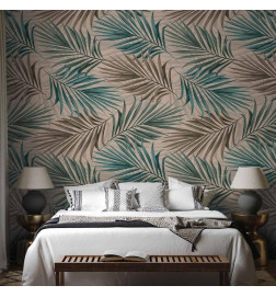 Wall Mural - Leaf Chasing - Second Variant