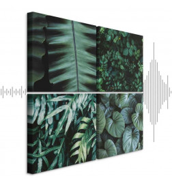 Canvas Print - Botanical Depth (4 Parts)