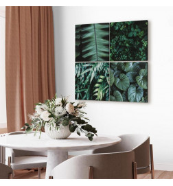 Tablou - Botanical Depth (4 Parts)