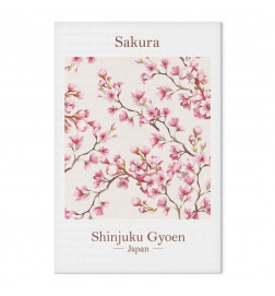 Schilderij - Sakura (1 Part) Vertical