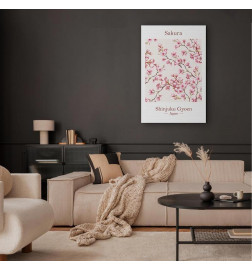 Quadro - Sakura (1 Part) Vertical