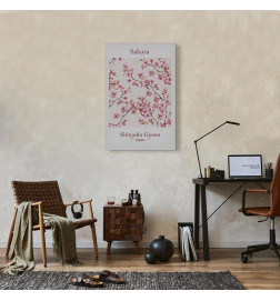 Canvas Print - Sakura (1 Part) Vertical