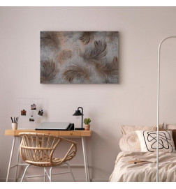 Schilderij - Breeze of Beige (1 Part) Wide