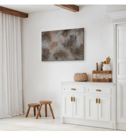 Schilderij - Breeze of Beige (1 Part) Wide