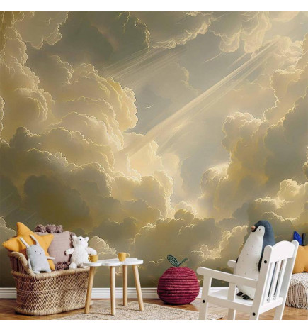Fototapetti - Enchanting Play of Colors Against a Backdrop of Clouds
