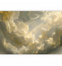 Wall Mural - Enchanting Play of Colors Against a Backdrop of Clouds