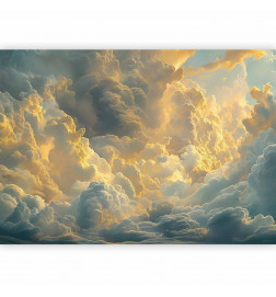 Fototapeet - Last Breath of the Day: Clouds Illuminated by Evening Glow