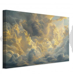 Tablou - Last Breath of the Day: Clouds Illuminated by Evening Glow