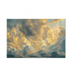 Paveikslas - Last Breath of the Day: Clouds Illuminated by Evening Glow