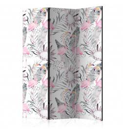 124,00 € Biombo - Flamingos and Twigs [Room Dividers]