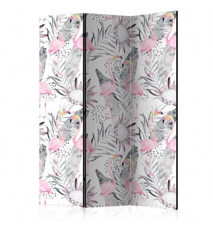 124,00 € 3-teiliges Paravent - Flamingos and Twigs [Room Dividers]