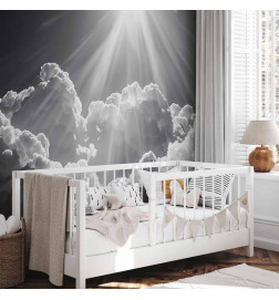 Carta da parati - Hope in the Clouds: Inspiring Rays of the Sun – Awaken Emotions