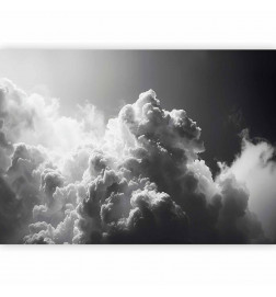 Fototapete - Extraordinary Phenomenon: The Sun Illuminating Dark Clouds