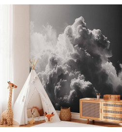 Mural de parede - Extraordinary Phenomenon: The Sun Illuminating Dark Clouds