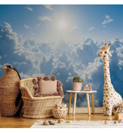 Papier peint - Heavenly Calm: Warm Rays of the Sun