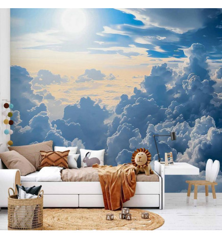 Fototapeet - Symphony of Light: Sun and Clouds Collaborating on a Beautiful Sky