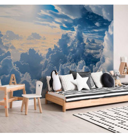 Mural de parede - Symphony of Light: Sun and Clouds Collaborating on a Beautiful Sky