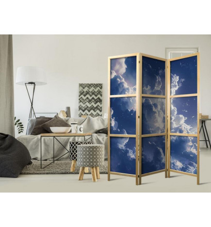 Japanilainen sermi - Starry Clouds and Delicate Light Over a Corner of the Sky